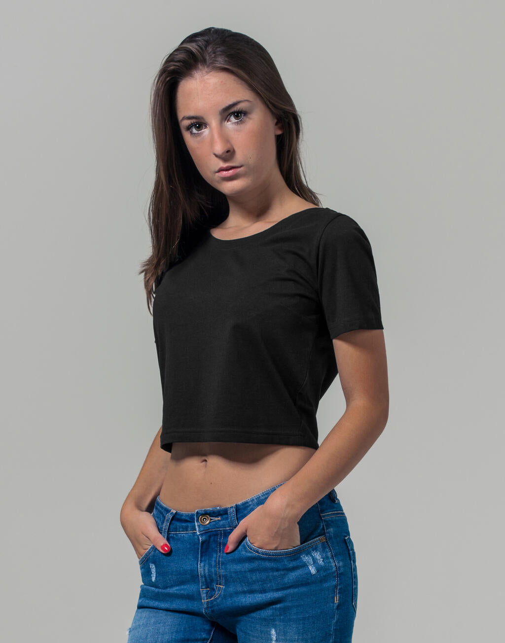 Naisten Cropped T-Paita
